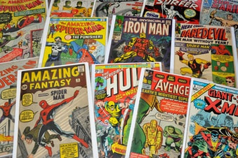 Vintage comic books can be very valuable. 