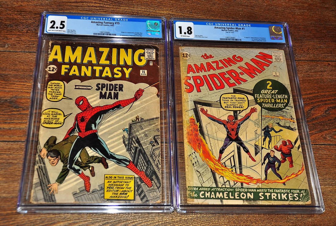 Comic book appraisals performed.